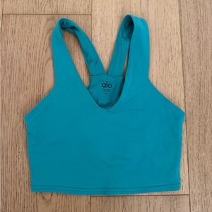 ALO Yoga Vibrant Teal Sports Bra